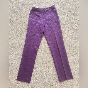 Vintage Versace Classic V2 Pants purple Monogram women size 28